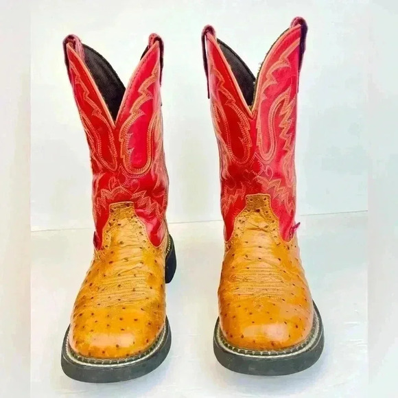 Justin Boots Shoes - Justin Gypsy Boots L9911 Ladies Casual Boot Size 6.5B Leather